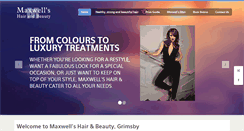 Desktop Screenshot of maxwellshairgrimsby.co.uk